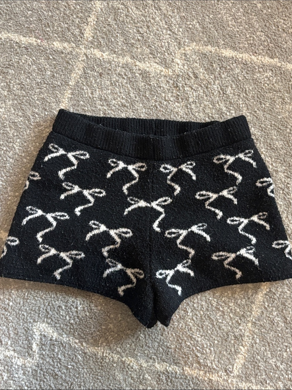 wild fable Black and White Marled Knit Top